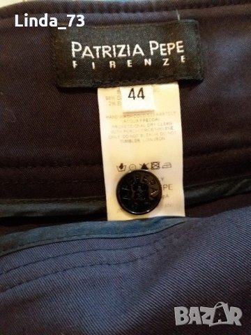 Дам.пола-"Patrizia Pepe"-/памук+ликра/,цвят-тъм.синя. Закупена от Италия., снимка 7 - Поли - 21926679