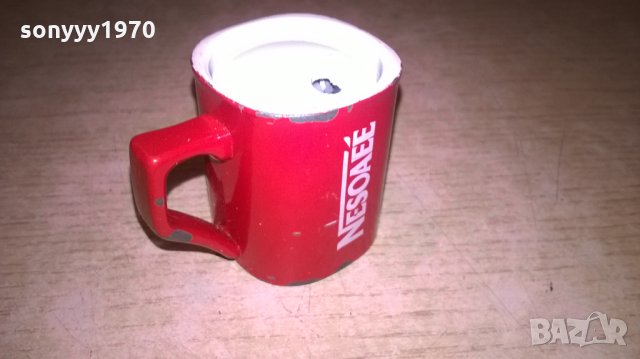 nesscafe-метална запалка за колекция-5х5х4см, снимка 3 - Колекции - 23597602