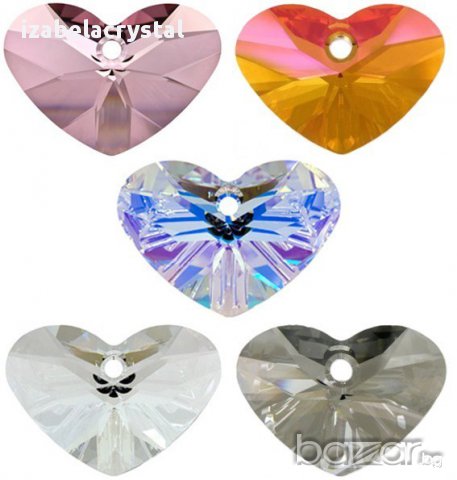 Комплект, Колие, Сваровски '' Crazy 4U Heart'' Crystals from SWAROVSKI ® , снимка 3 - Бижутерийни комплекти - 11406734