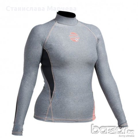 Ликра с пълна ултравиолетова защита GUL дамска Swami Rashguard дълъг ръкав MRBK