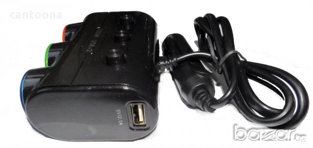 Разклонител на запалка 3 гнезда + 2 USB Olesson, снимка 4 - Аксесоари и консумативи - 9453754