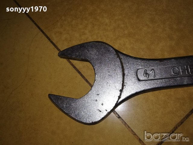 поръчан-chrom-vanadium 41/36-голям гаечен ключ-внос швеицария, снимка 7 - Аксесоари и консумативи - 20213015