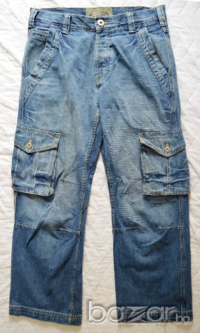 Gegrge Loose Fit мъжки сини дънки карго