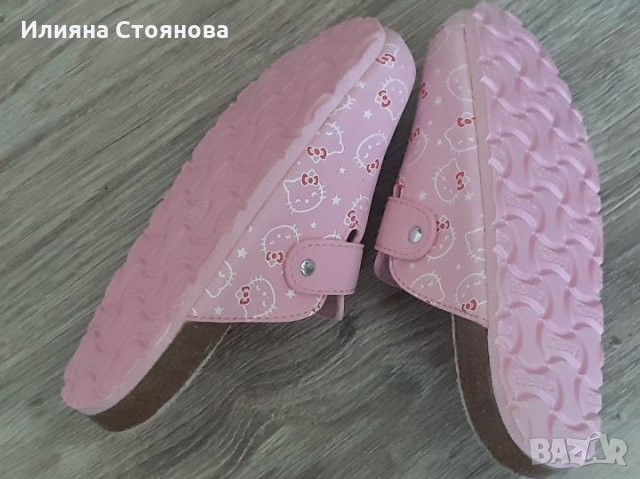 Детско ортопедично сабо за момиче естествена кожа розови, снимка 5 - Детски обувки - 25679621