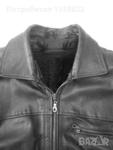 Мъжко кожено яке, снимка 16 - Якета - 23867702