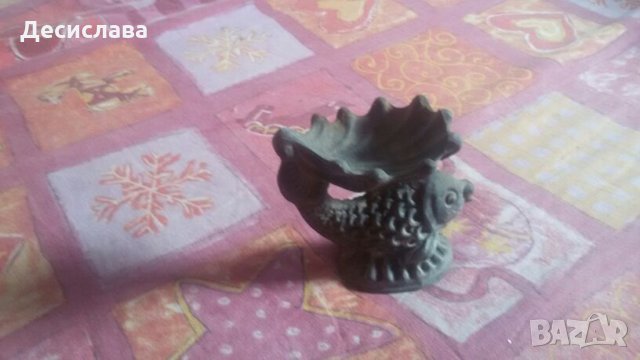 Ретро алуминиева статуетка, снимка 2 - Статуетки - 24643753