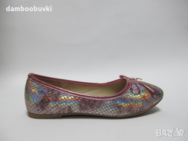 Детски балерини в розов змийски принт 32/36, снимка 2 - Детски маратонки - 21654910