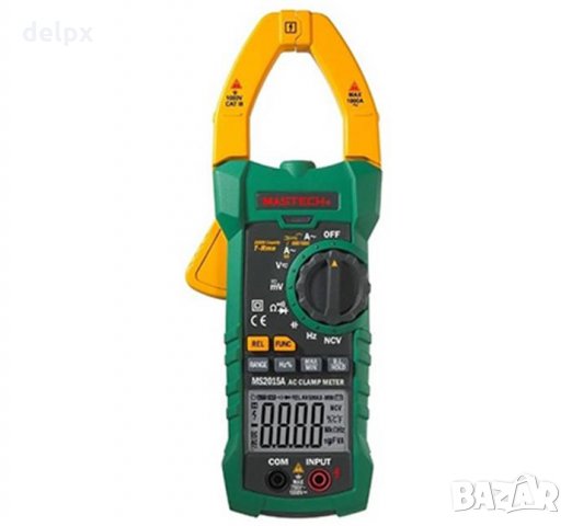 Амперклещи със зумер MS2015A VAC/VDC | AAC | OHM | F | Hz | NCV, снимка 1