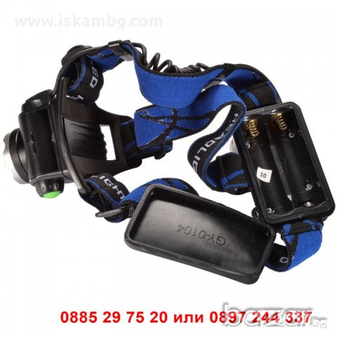 Челник с регулируем фокус XM-L T6 1200LM - код H19, снимка 3 - Екипировка - 12283333