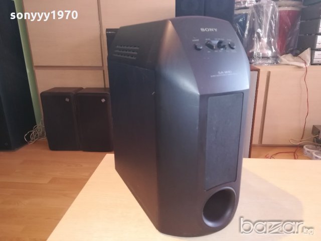 sony sa-w10 active super woofer-42х36х21см-внос швеция