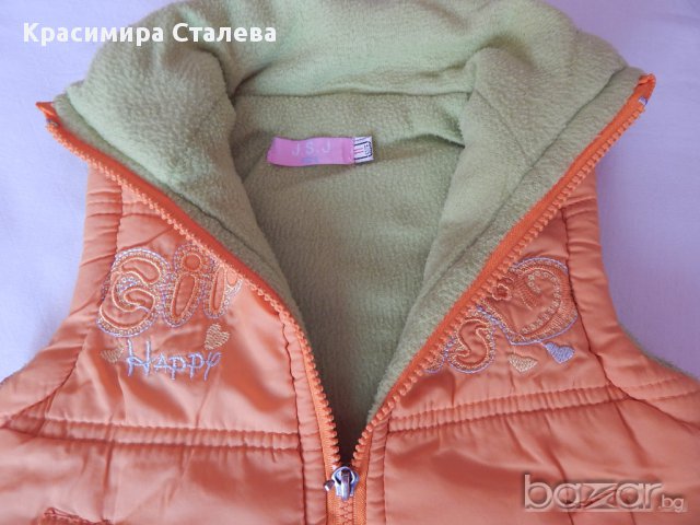 Оранжево елече 2-3 години, снимка 5 - Детски якета и елеци - 9250926