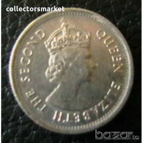 10 цента 1965, Източно Карибски Щати, снимка 2 - Нумизматика и бонистика - 21352024