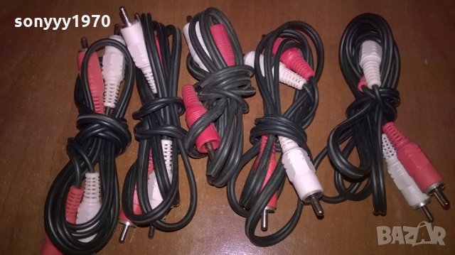 кабели за аудио-5бр чинчове-внос швеицария