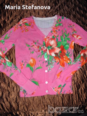 Цикламена жилетка на цветя, снимка 2 - Жилетки - 19111411