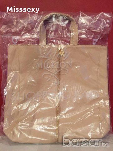 ПРОМО 🍊 PACO RABANNE 🍊 Бежова дамска чанта LADY MILLION NUDE нова с етикети, снимка 11 - Чанти - 19353144