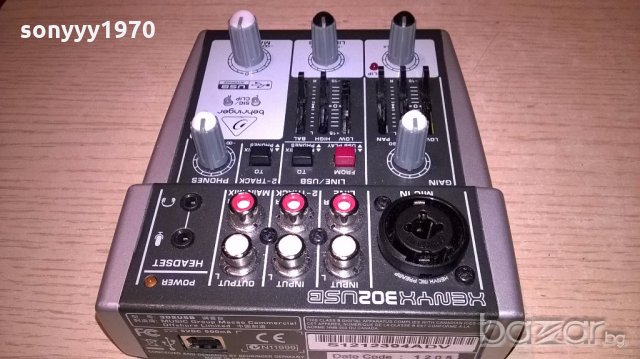 behringer-xenyx 302 usb-внос швеицария