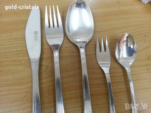 Български прибори за хранене петко денев Габрово Перла , снимка 7 - Антикварни и старинни предмети - 20483363