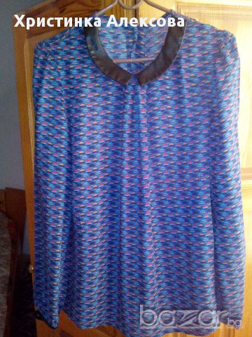 Дамска риза с кожа, снимка 2 - Ризи - 17987624