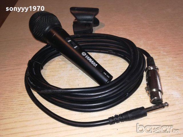 yamaha-profi mic+кабел+държач-внос швеицария, снимка 3 - Ресийвъри, усилватели, смесителни пултове - 20318101