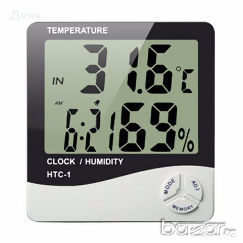 HTC-1 Часовник,влагометър,термометър 