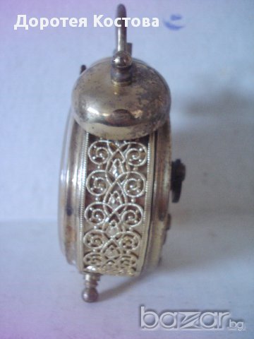 Стар бронзов часовник - работещ, снимка 5 - Антикварни и старинни предмети - 13483735
