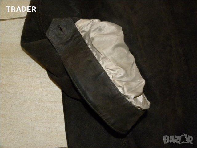Мъжко кожено яке естествена кожа  велур, снимка 10 - Якета - 22988342