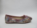Детски балерини в розов змийски принт 32/36, снимка 2