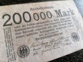 Райх банкнота - Германия - 200 000 марки | 1923г., снимка 1