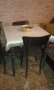 Маса старинна Орехова с 4 стола, снимка 2