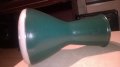 Тарамбука 40х25см-внос сирия-в зелено-метална, снимка 1 - Ударни инструменти - 22204710