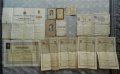 Стари документи от 1909 до 1935 г 