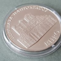 10 лева 2000 година Църквата Пантократор сребърна монета, снимка 3 - Нумизматика и бонистика - 19993594