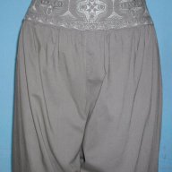 Дамски потури с бродерии "Chicoree" fashion / памук , снимка 1 - Панталони - 14433966