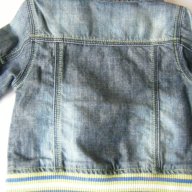 Детско дънково яке, снимка 7 - Панталони и долнища за бебе - 17566916