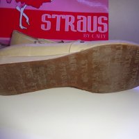 Straus by Cally – Естествена кожа обувки, 37 номер, 24мм​, снимка 4 - Дамски ежедневни обувки - 25035033