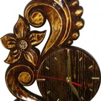 Дървени стенни часовници, снимка 10 - Стенни часовници - 21308165