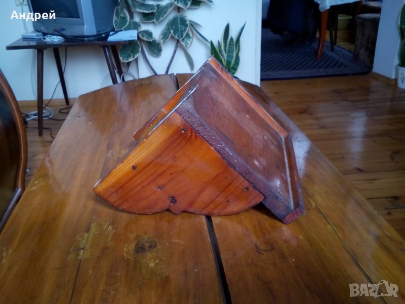 Старинна поставка за радио,лавица,рафт #3, снимка 1