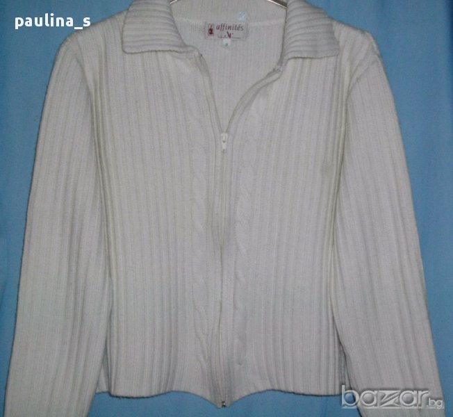 Къса мериносова жилетка като топ, снимка 1