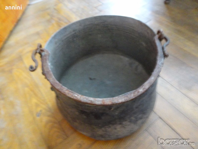 продавам  медно котле  разм шир  26  височ 18, снимка 1