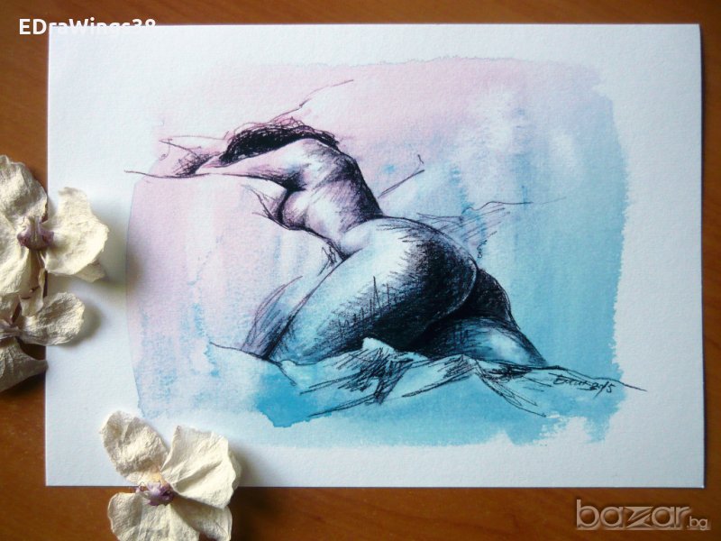 Картина Арт принт "Женско тяло", снимка 1