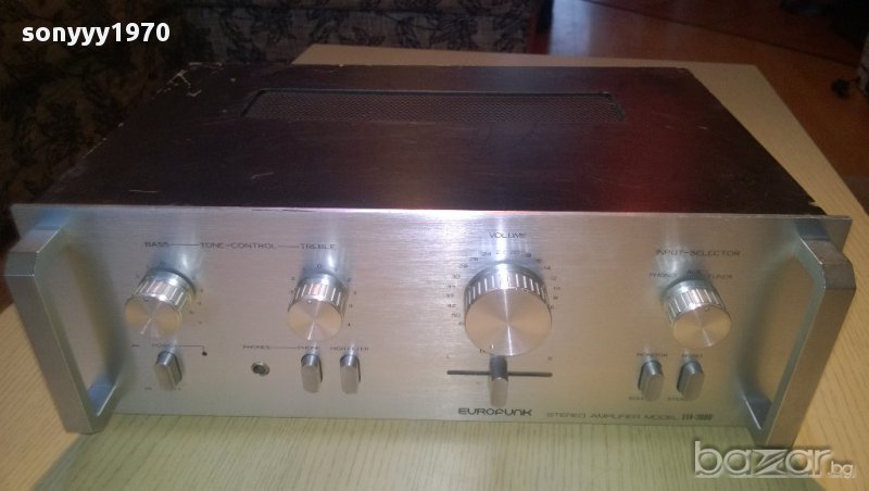 eurofunk model-efa 2000-stereo amplifier-made in japan-нов внос от швеицария, снимка 1