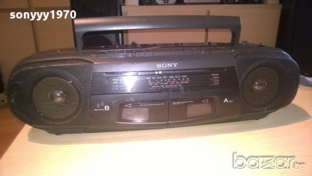 sony cfs-w318l-stereo cassette corder-внос швеицария