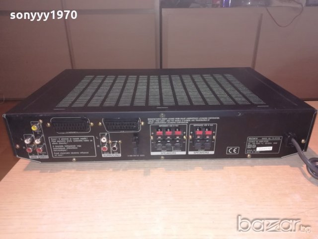 sony ta-ve100 amplifier-made in japan-внос швеция, снимка 16 - Ресийвъри, усилватели, смесителни пултове - 20361727