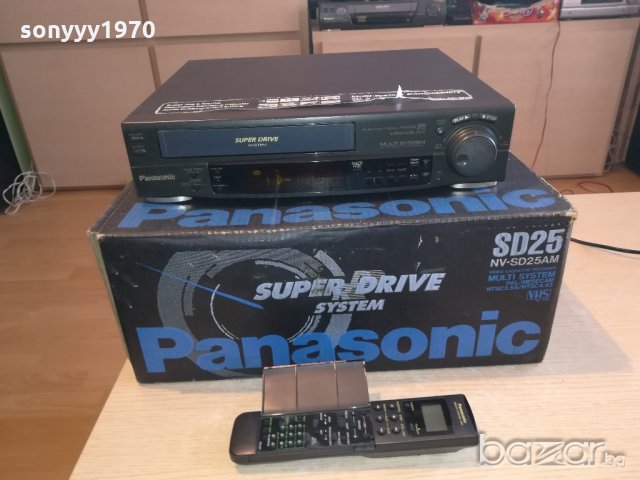 panasonic nv-sd25am+remote-made in japan-внос швеицария, снимка 3 - Плейъри, домашно кино, прожектори - 20559367