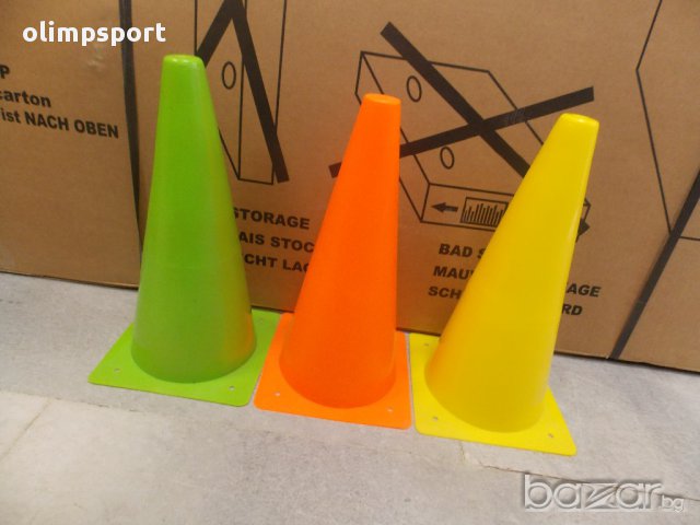 Конуси с височина 9,18,24,32см нови различни цветове