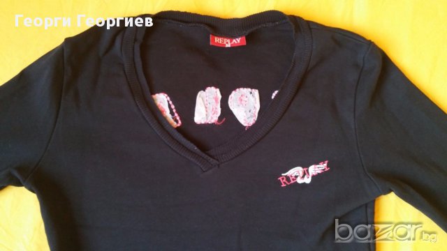 Дамска блуза Replаy /Риплей, 100% оригинал, снимка 6 - Блузи с дълъг ръкав и пуловери - 18019556
