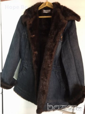 Marvin Richards яке с косъм+подарък пола, снимка 3 - Якета - 16962763