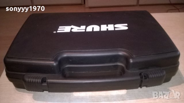 shure-куфар за безжичен микрофон и приемник, снимка 12 - Микрофони - 25104596