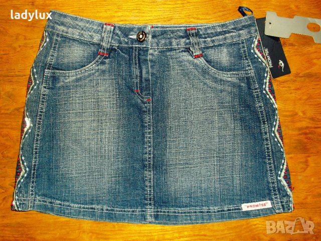 PROMISE, Нова Дънкова Пола, Размер 40 (М). Код 388, снимка 2 - Поли - 23986732