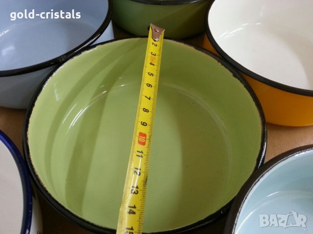 Български емайлирани купи, снимка 5 - Съдове за готвене - 26134980